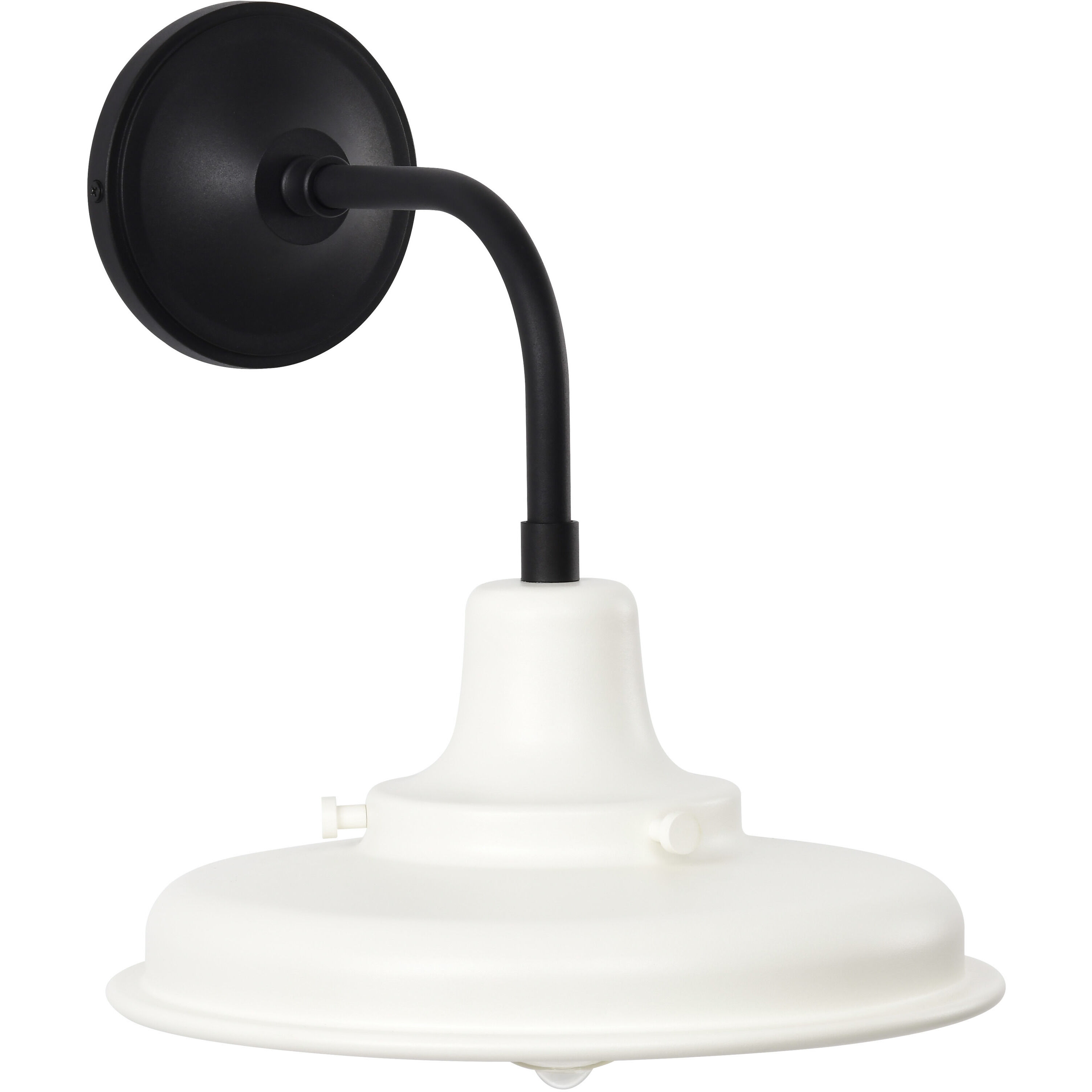 Morris 13.38 inch Black Outdoor Wall Light