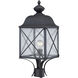 Wingate 1 Light 23 inch Textured Black Outdoor Post Light