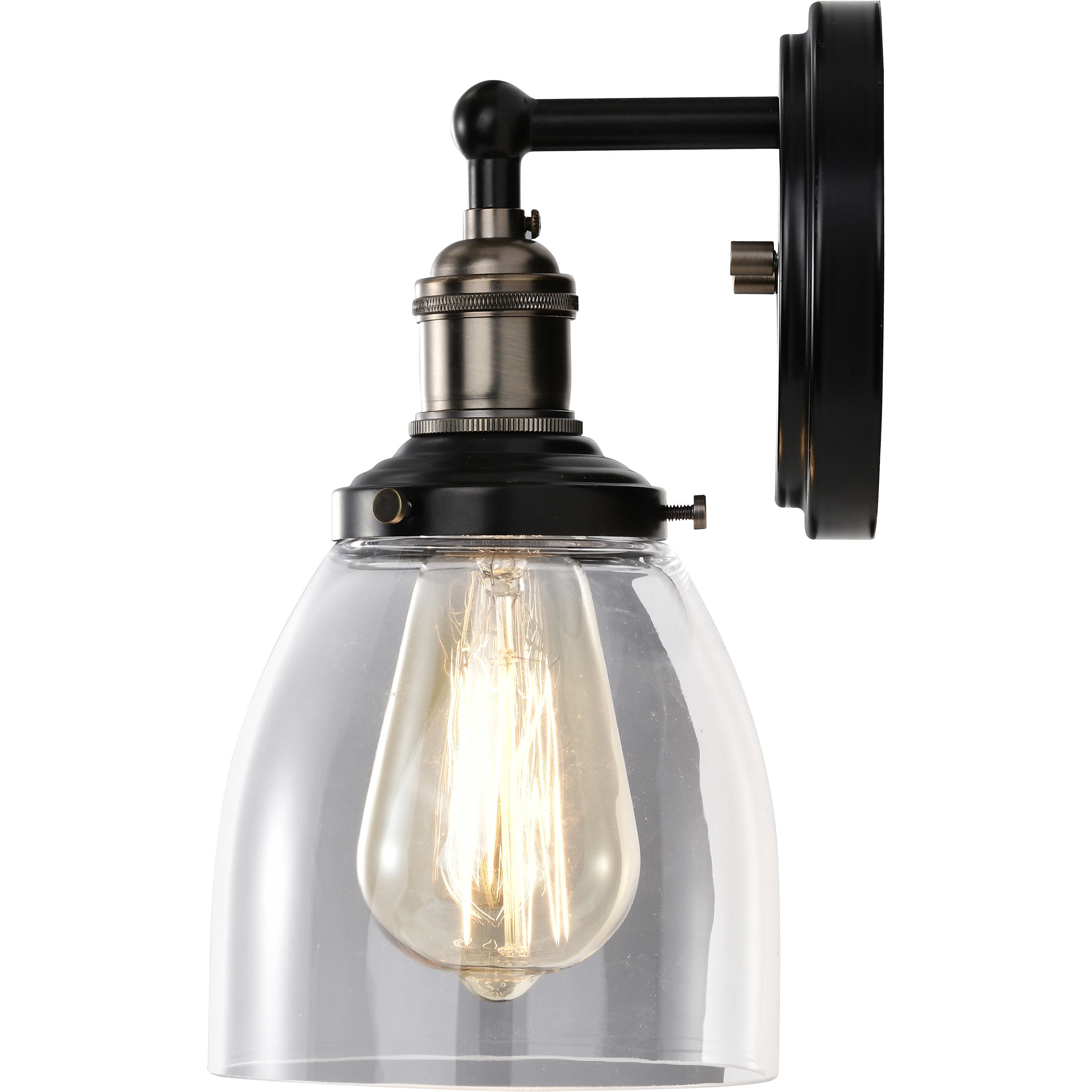 Vintage 1 Light 5 inch Rustic Bronze Wall Sconce Wall Light