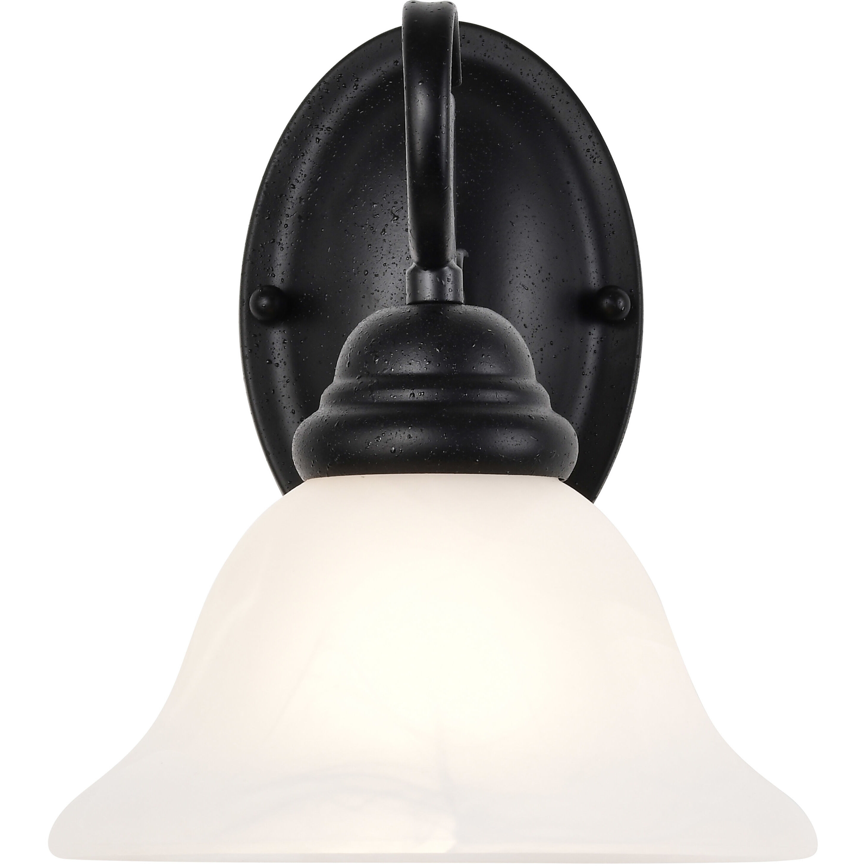 Castillo 1 Light 9 inch Textured Black Vanity Light Wall Light