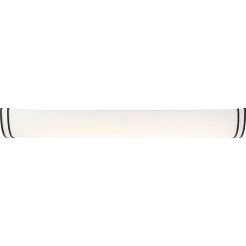 Glamour LED 23.97 inch Matte Black Vanity Light Wall Light