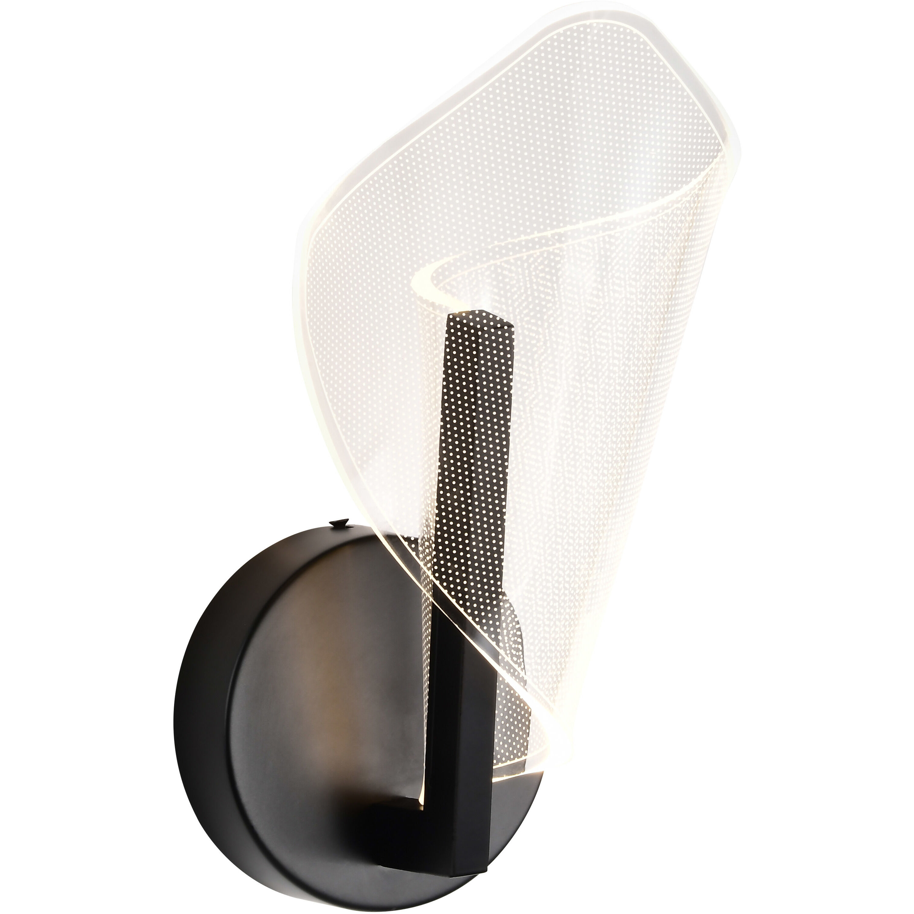 Sedona LED 5.13 inch Matte Black Vanity Light Wall Light