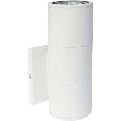 Brentwood LED 8 inch White Outdoor Wall Sconce, Large