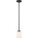 Nome 1 Light 4.75 inch Mahogany Bronze Pendant Ceiling Light