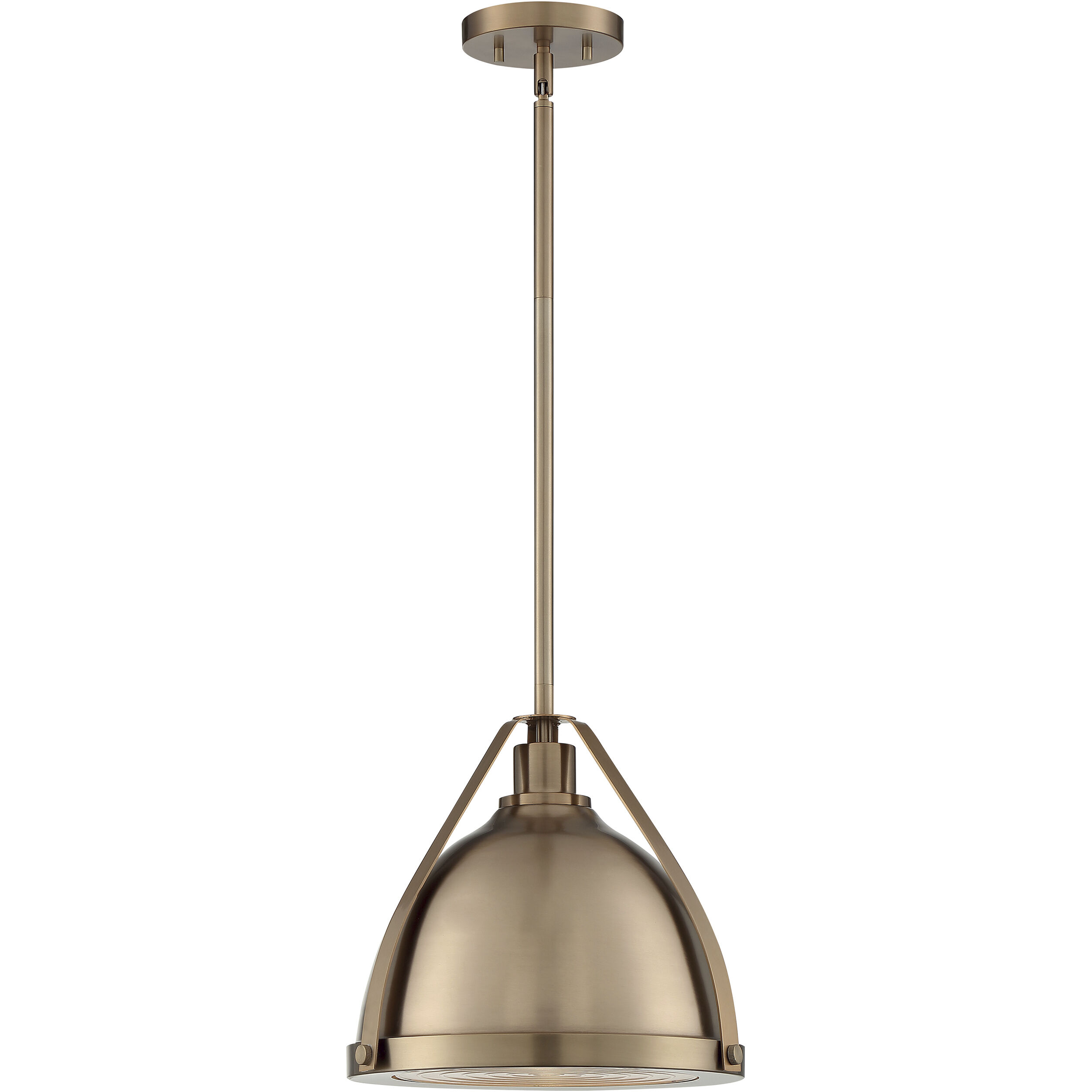 Barbett 1 Light 12.63 inch Burnished Brass Pendant Ceiling Light