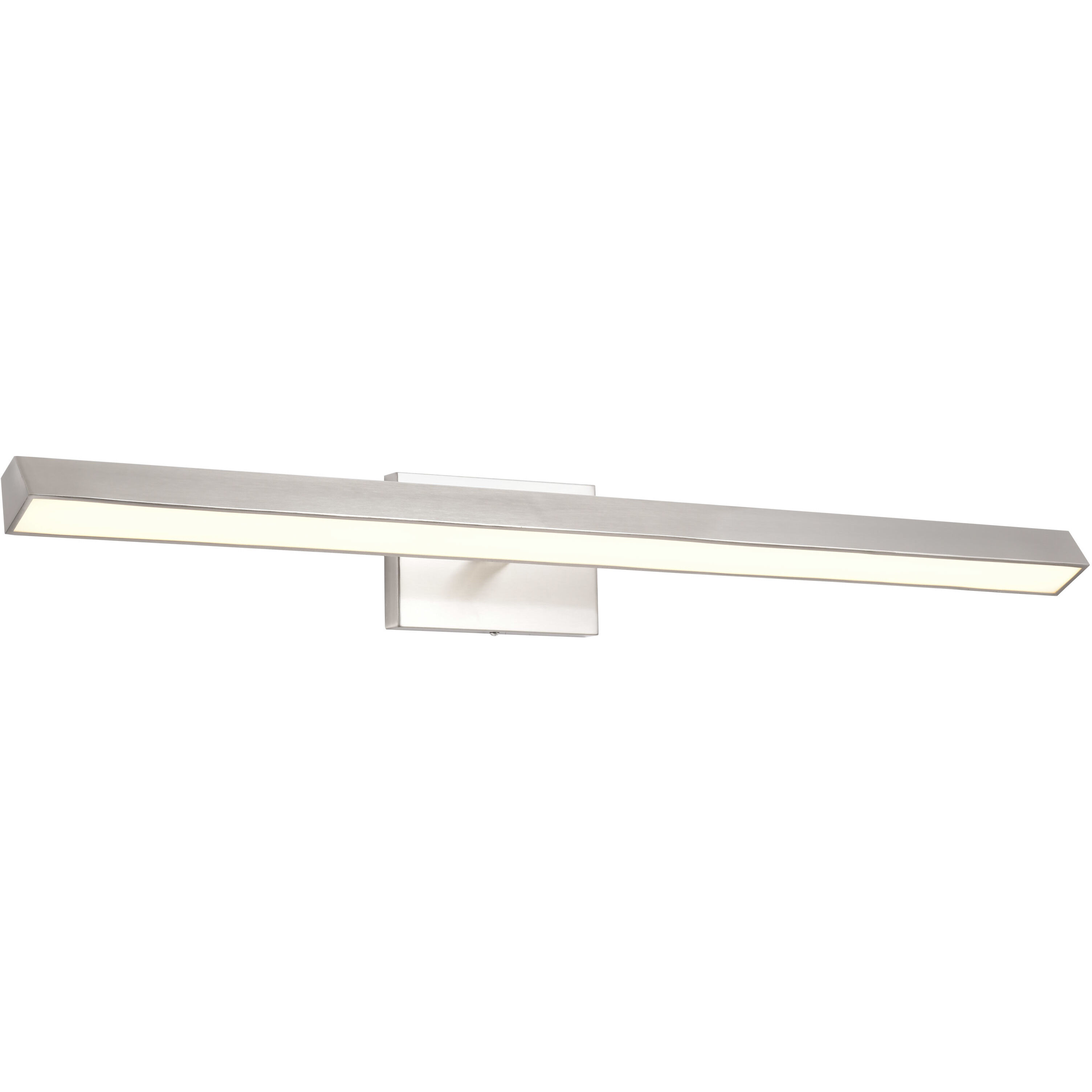 Mila LED 35.8 inch Brushed Nickel Vanity Wall Light