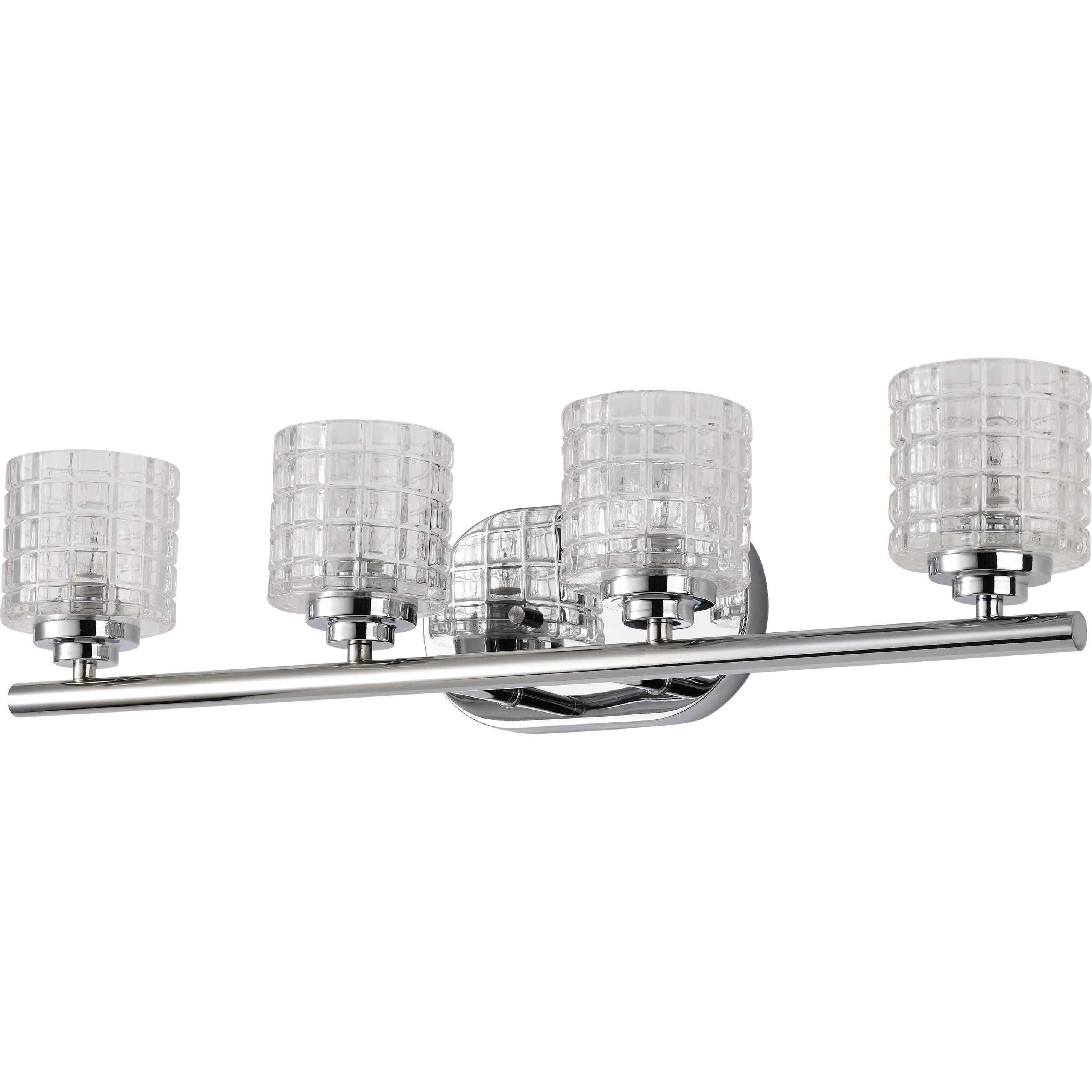 Votive 4 Light 25 inch Polished Nickel Vanity Light Wall Light