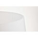 Lune 16 inch Brushed Nickel Semi Flush Mount Ceiling Light