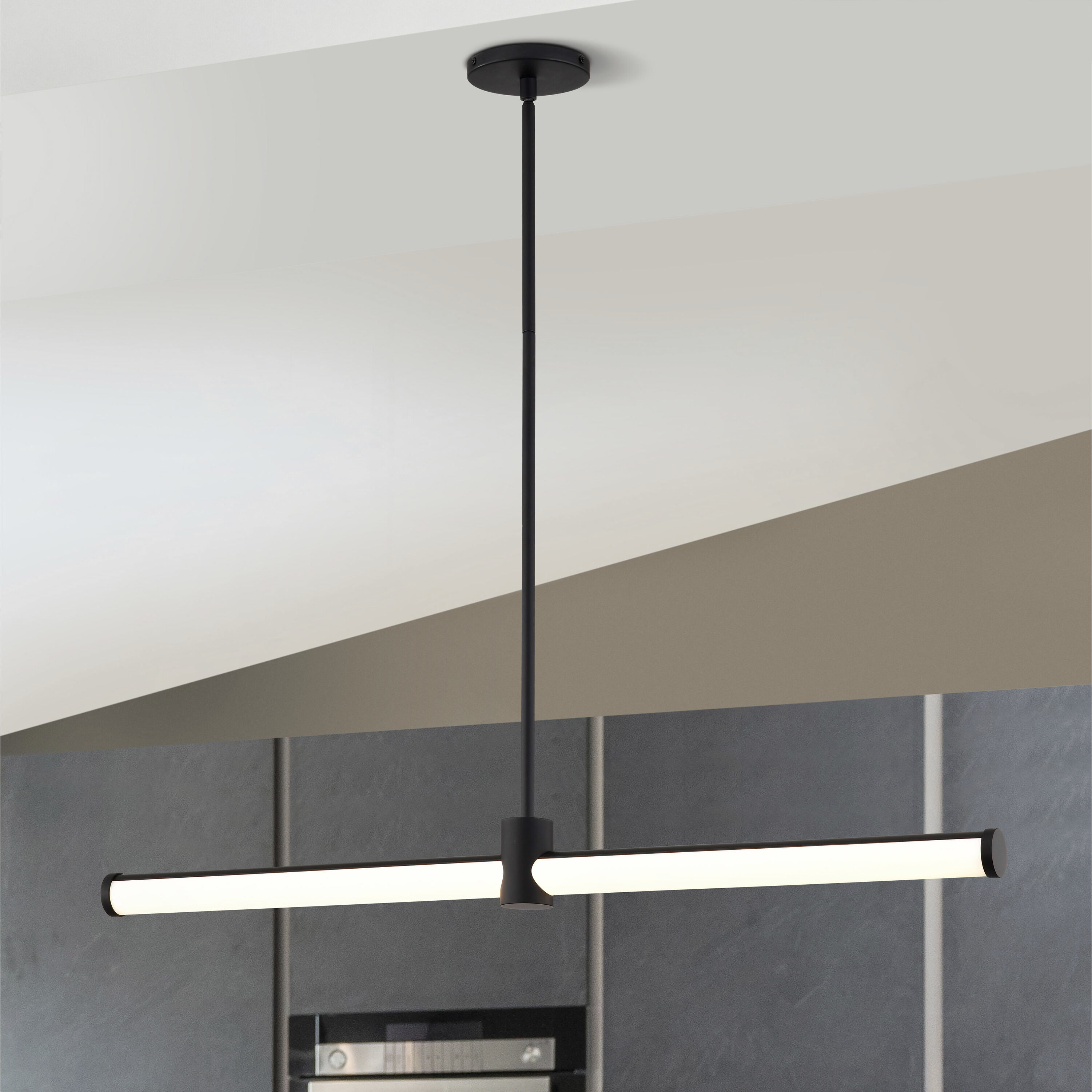 Bowman LED 2 inch Matte Black Pendant Ceiling Light