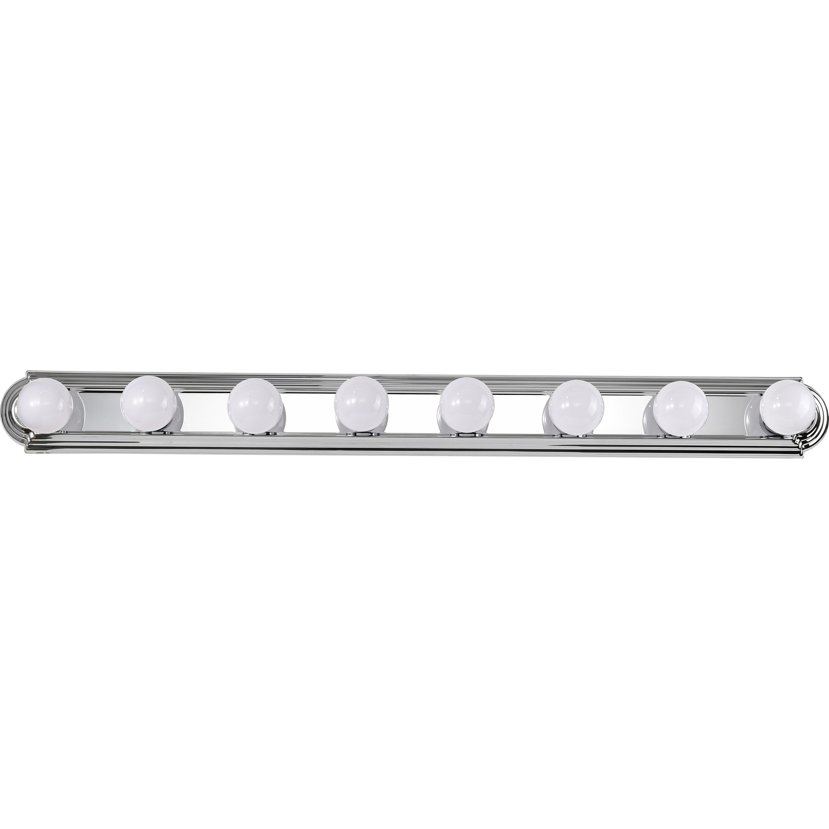48 inch vanity light chrome top