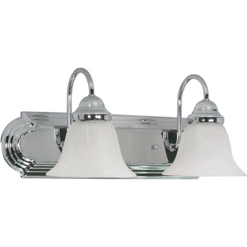 Ballerina 2 Light 18 inch Polished Chrome Vanity Light Wall Light