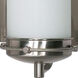 Polaris 2 Light 13.5 inch Brushed Nickel Vanity Light Wall Light