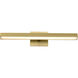 Mila LED 24 inch Vintage Brass Vanity Wall Light