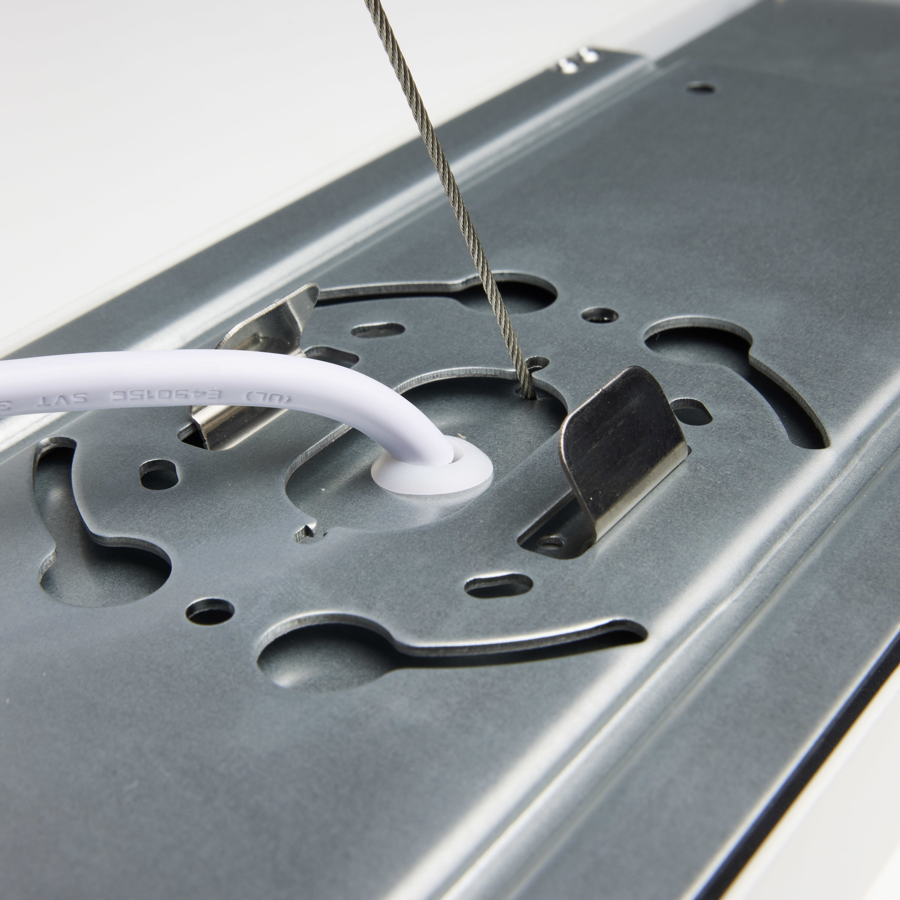 Blink LED 5 inch White Flush Mount Ceiling Light, Rectangle