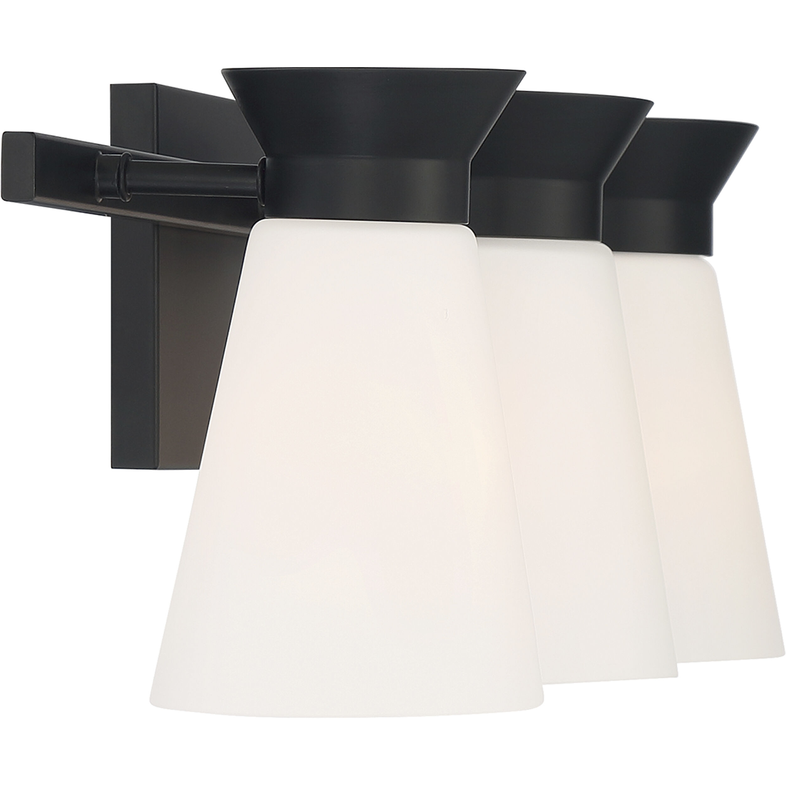 Caleta 3 Light 24 inch Black Vanity Light Wall Light 