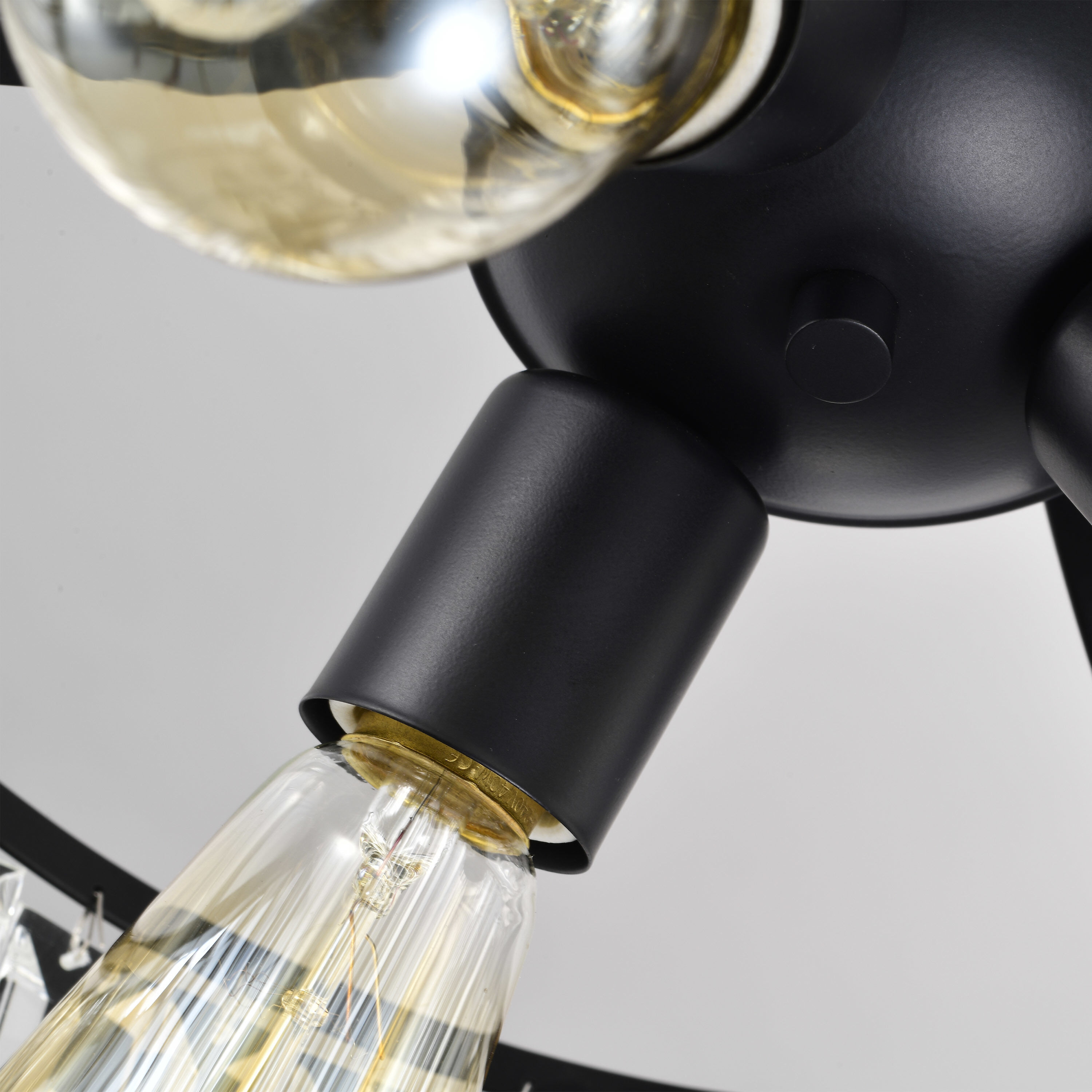 Krys 3 Light 17.75 inch Aged Bronze Semi Flush Mount Ceiling Light