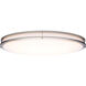 Glamour LED 17.99 inch Brushed Nickel Close-to-Ceiling Ceiling Light