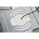 Blink Pro+ LED 12 inch Black Edge Lit Flush Mount Ceiling Light