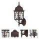 Banyan 1 Light 17 inch Rustic Bronze Outdoor Wall Sconce