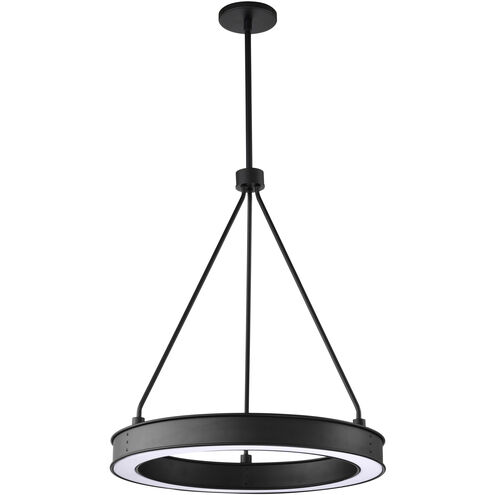 Longford LED 20.13 inch Textured Black Pendant Ceiling Light