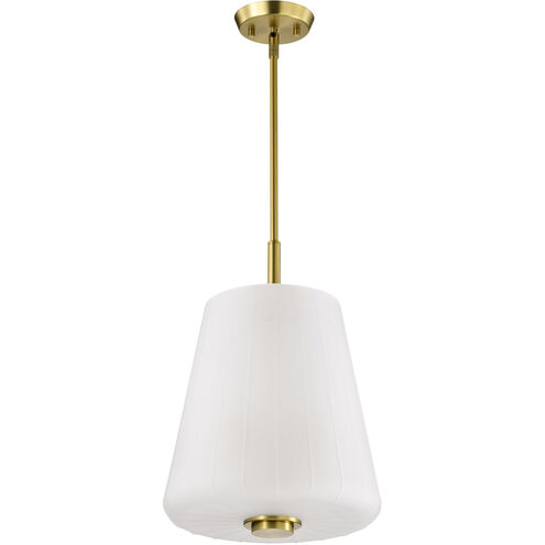 Lune 12 inch Vintage Brass Pendant Ceiling Light