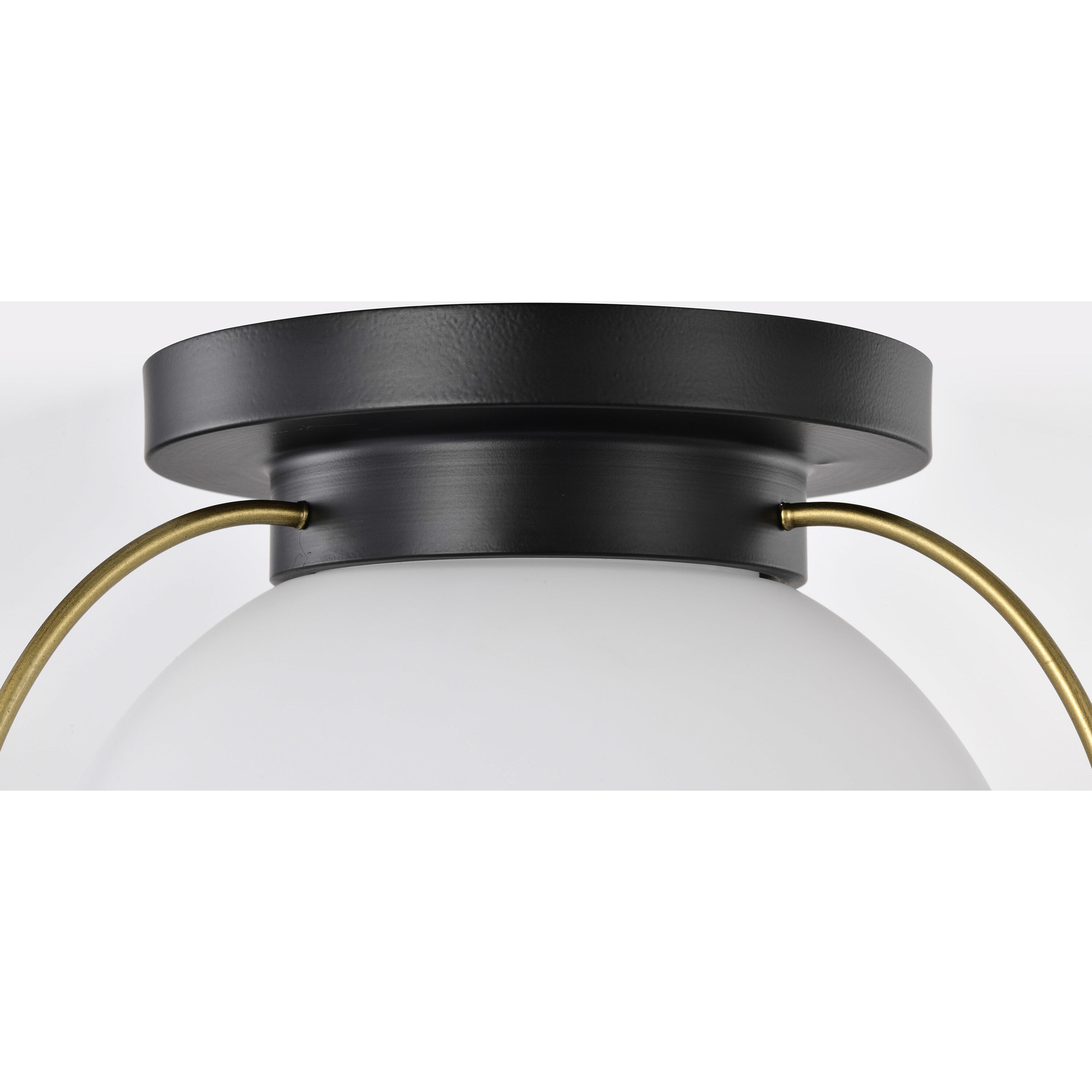 Lakeshore 1 Light 13 inch Matte Black Flush Mount Ceiling Light