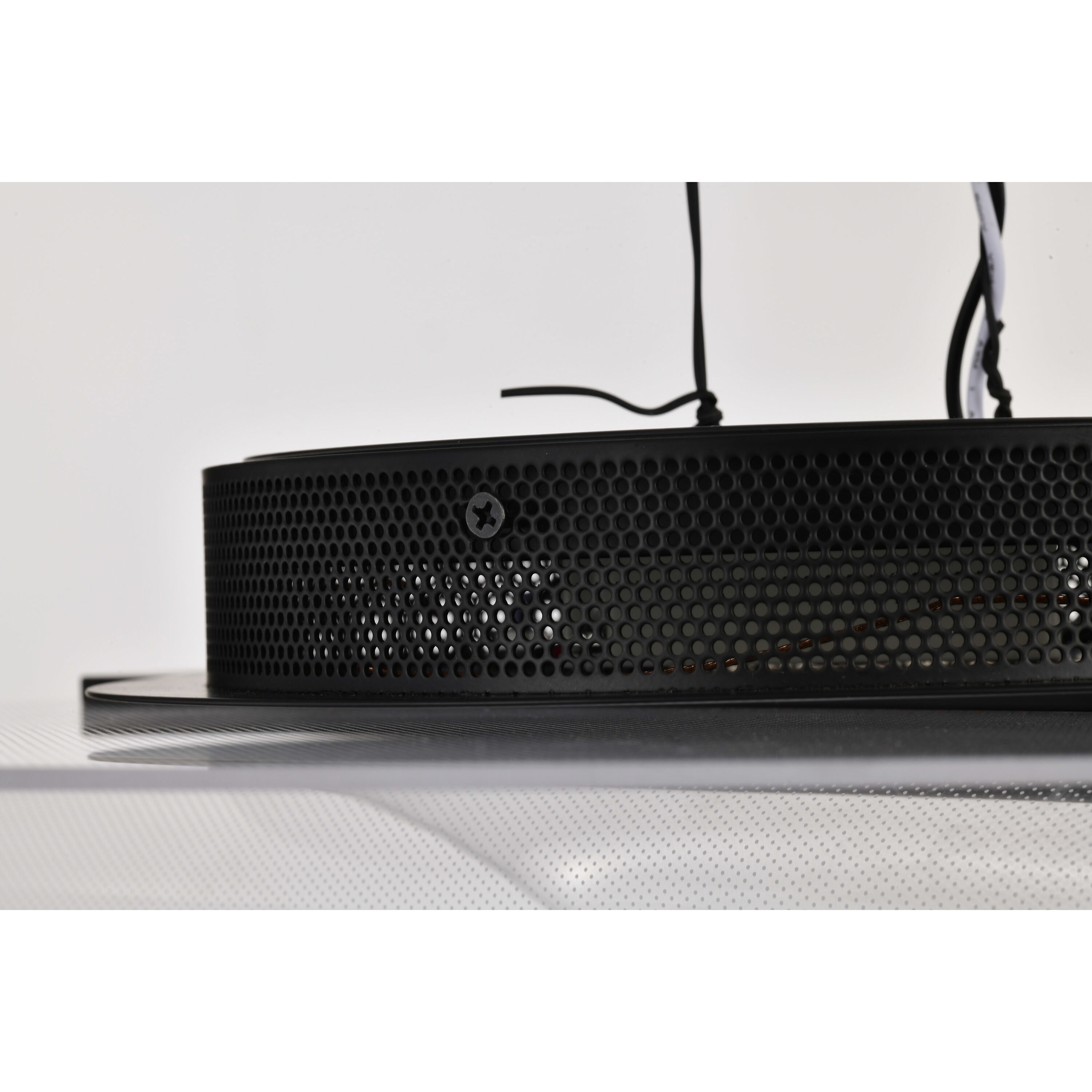 Geneva LED 17.75 inch Matte Black Flush Mount Ceiling Light