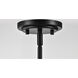 Russel 6 Light 28 inch Matte Black Chandelier Ceiling Light