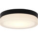 Pi LED 9 inch Black LED Flush Mount Ceiling Light