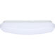 ColorQuick LED 13.39 inch White Flush Mount Ceiling Light