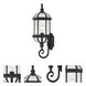 Boxwood 1 Light 22 inch Textured Black Outdoor Wall Sconce