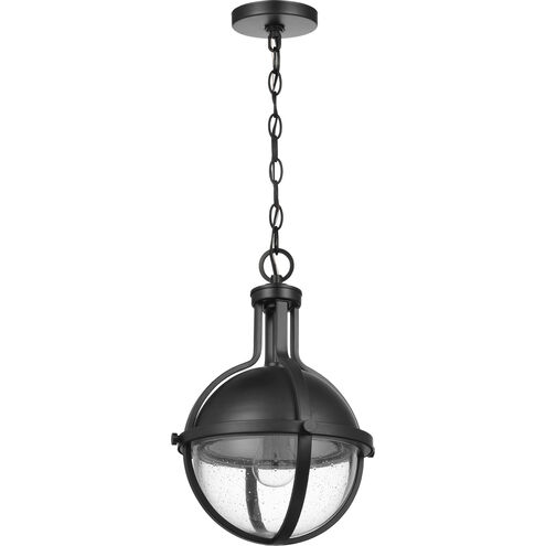 Lincoln 1 Light 11 inch Matte Black Pendant Ceiling Light