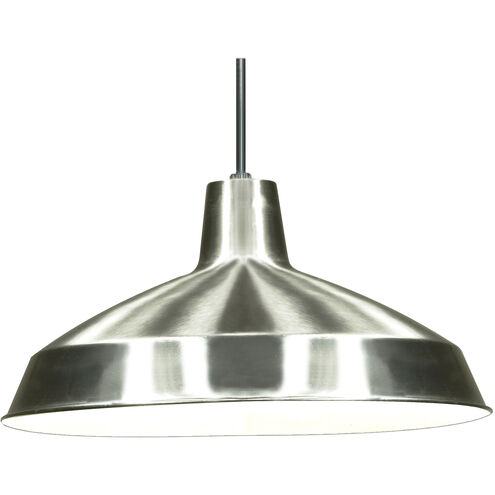 Brentwood 1 Light 16 inch Brushed Nickel Pendant Ceiling Light