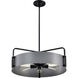 Altos 5 Light 22 inch Matte Gray Pendant Ceiling Light