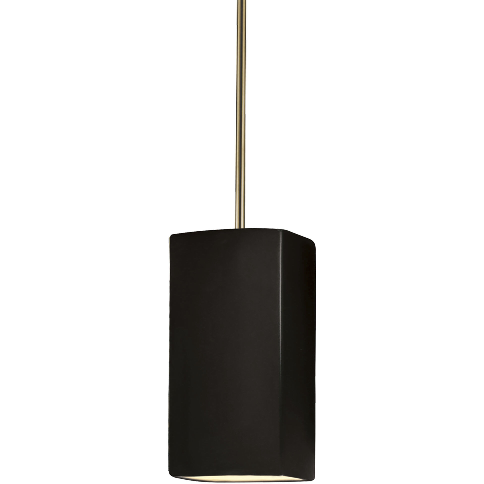 Radiance Collection 1 Light 5.5 inch Gloss White and Gloss White with Brushed Nickel Pendant Ceiling Light