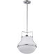 Valdora 1 Light 14 inch Polished Nickel Pendant Ceiling Light