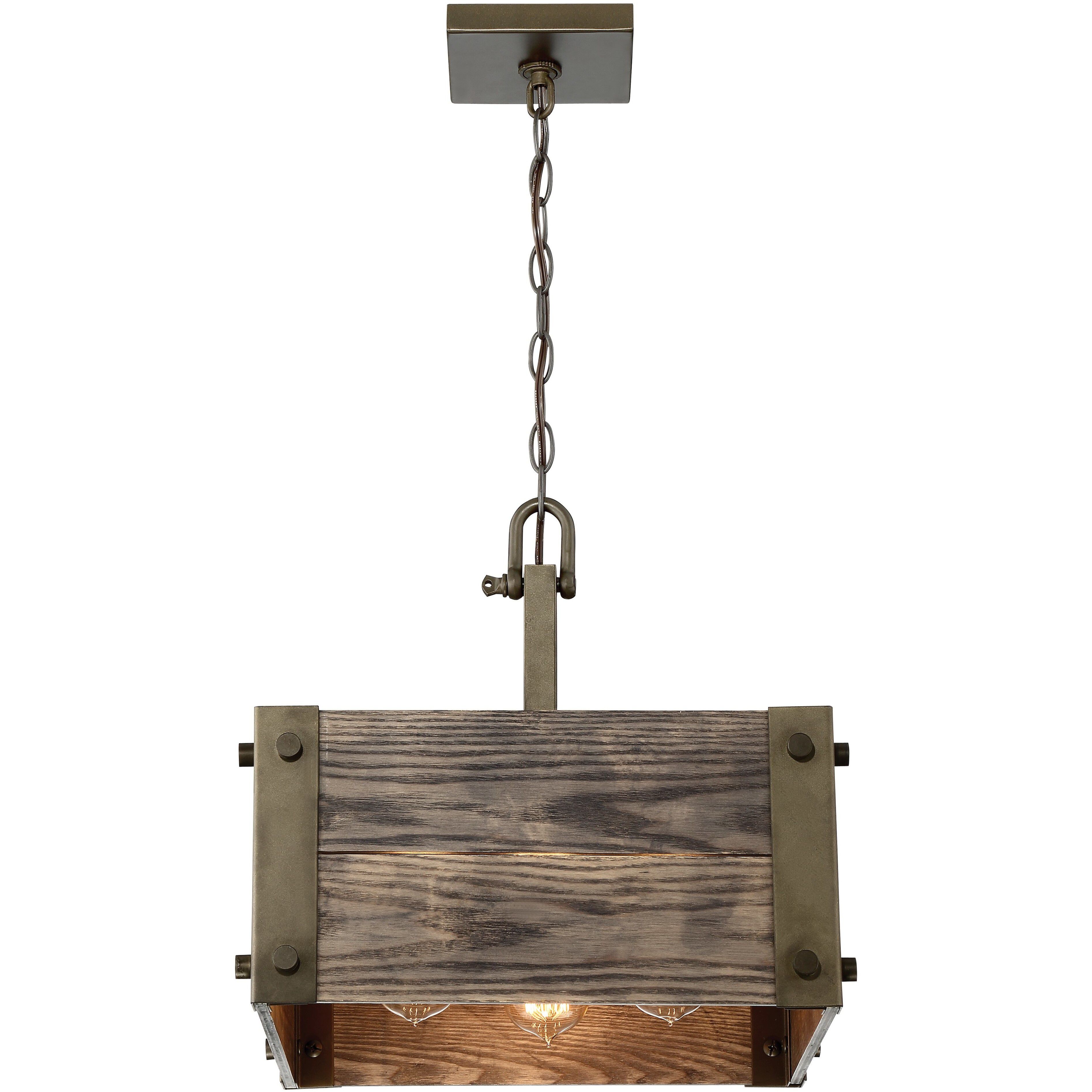 Winchester 4 Light 15 inch Bronze Pendant Ceiling Light