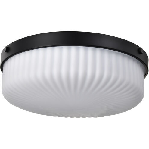 Solara 16.63 inch Matte Black Flush Mount Ceiling Light