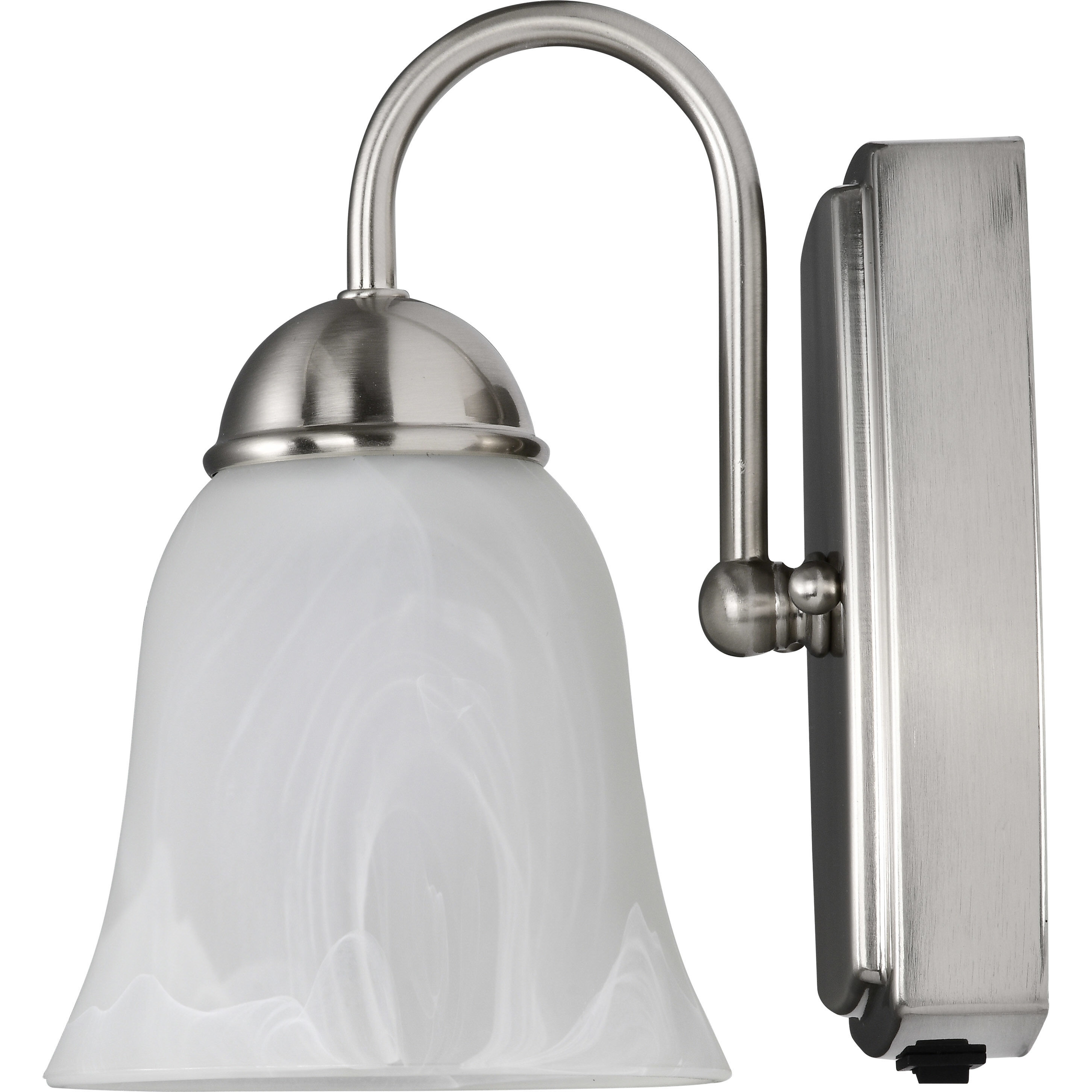 Brentwood LED 5 inch Brushed Nickel Wall Sconce Wall Light