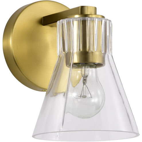 Gianna 5.5 inch Vintage Brass Vanity Wall Light