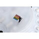 ColorQuick LED 13.98 inch White Flush Mount Ceiling Light
