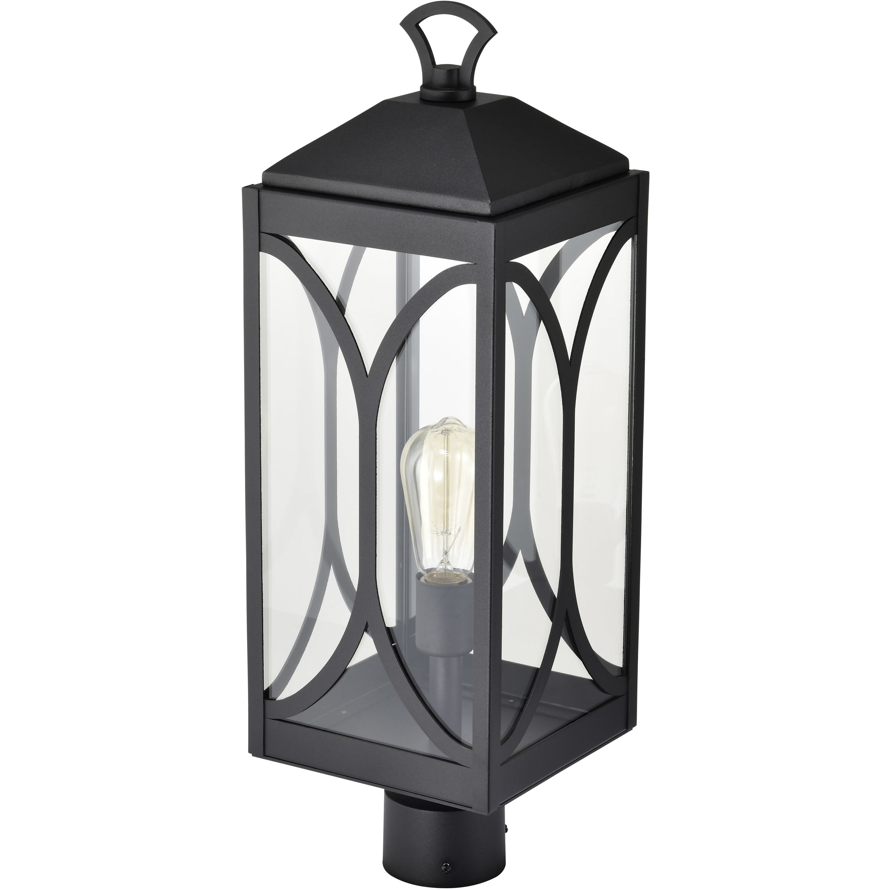 Oaklyn 1 Light 23.13 inch Matte Black Outdoor Post Light