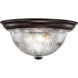 Brentwood 2 Light 13 inch Old Bronze Flush Mount Ceiling Light