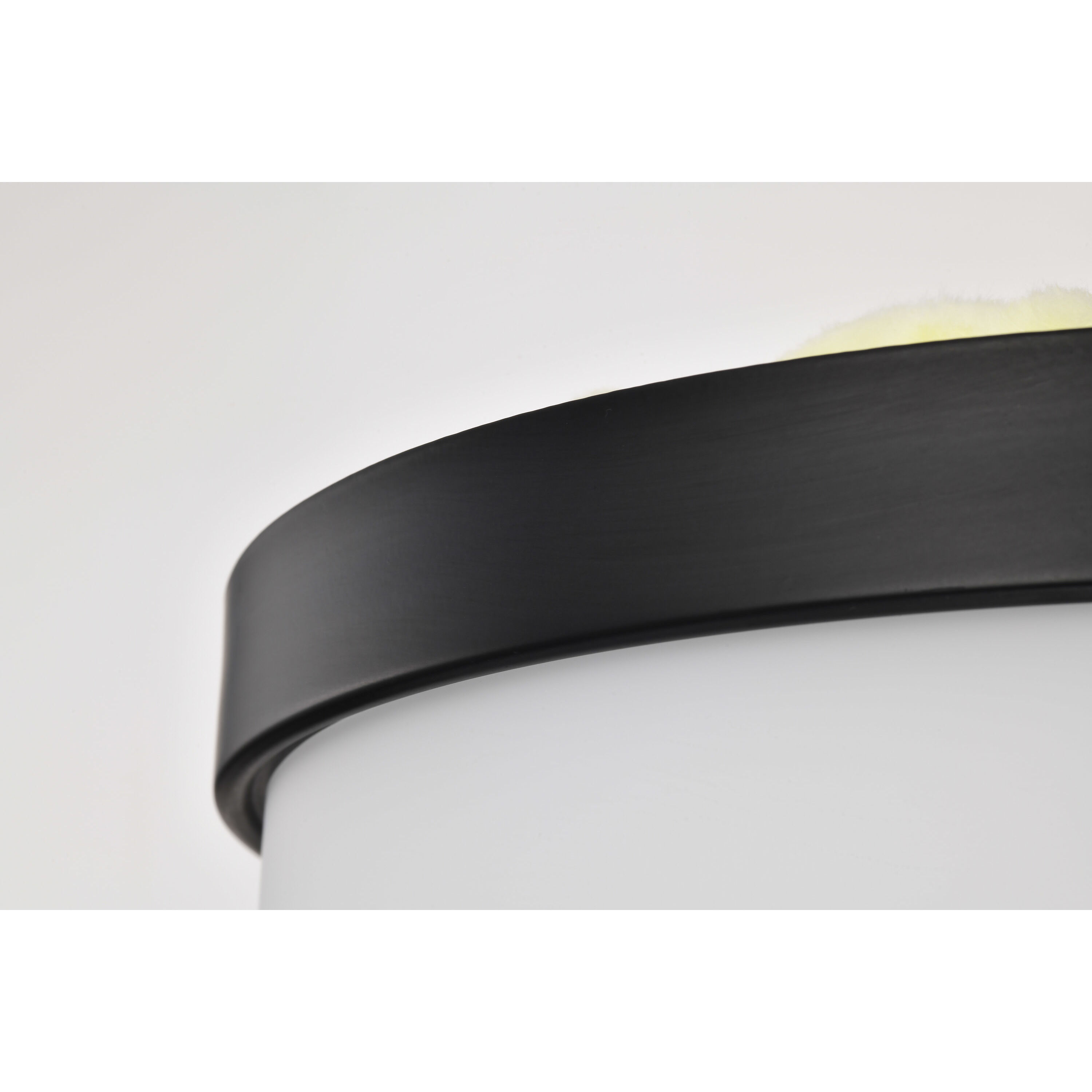 Roselle 14.38 inch Matte Black Flush Mount Ceiling Light