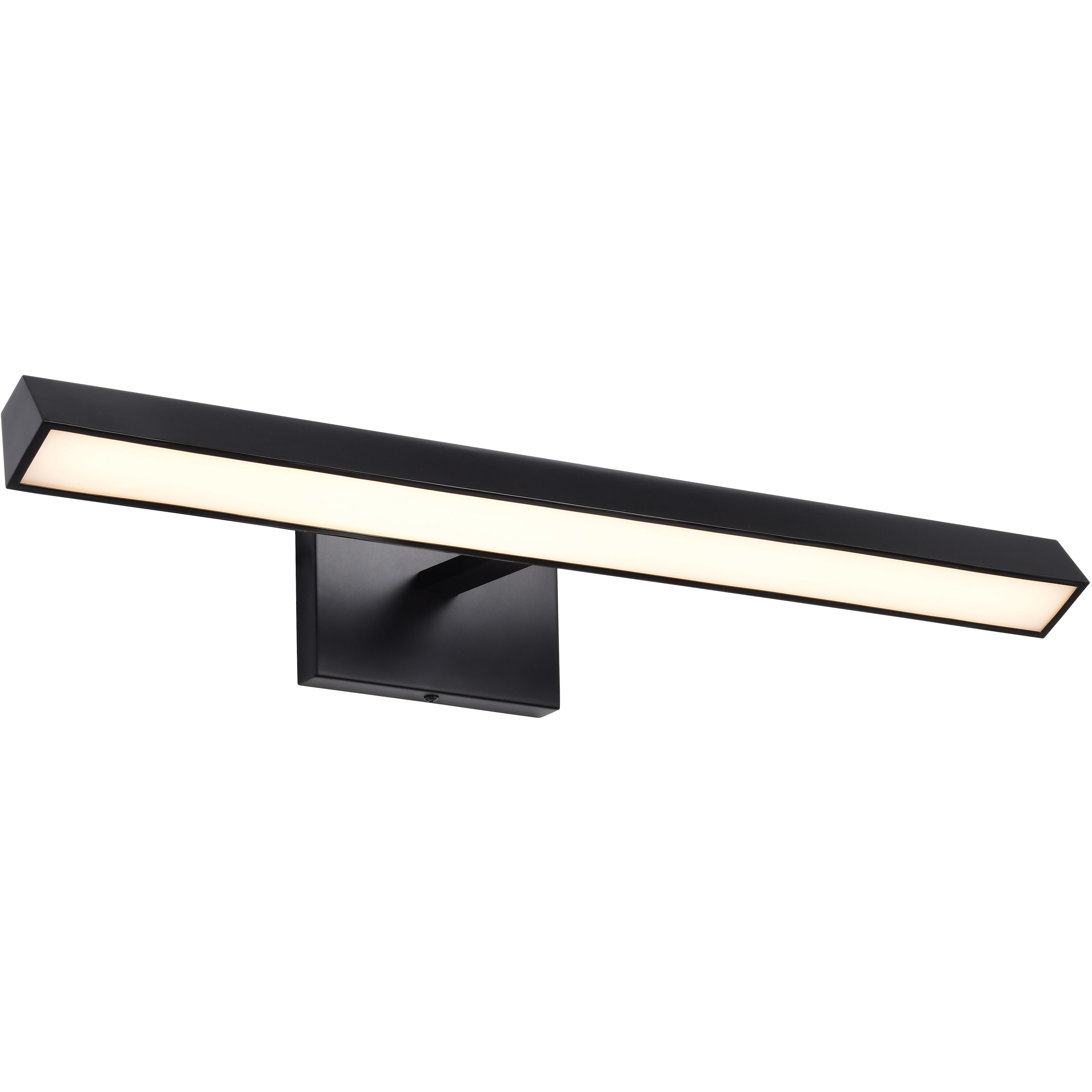 Mila LED 24 inch Black Vanity Wall Light