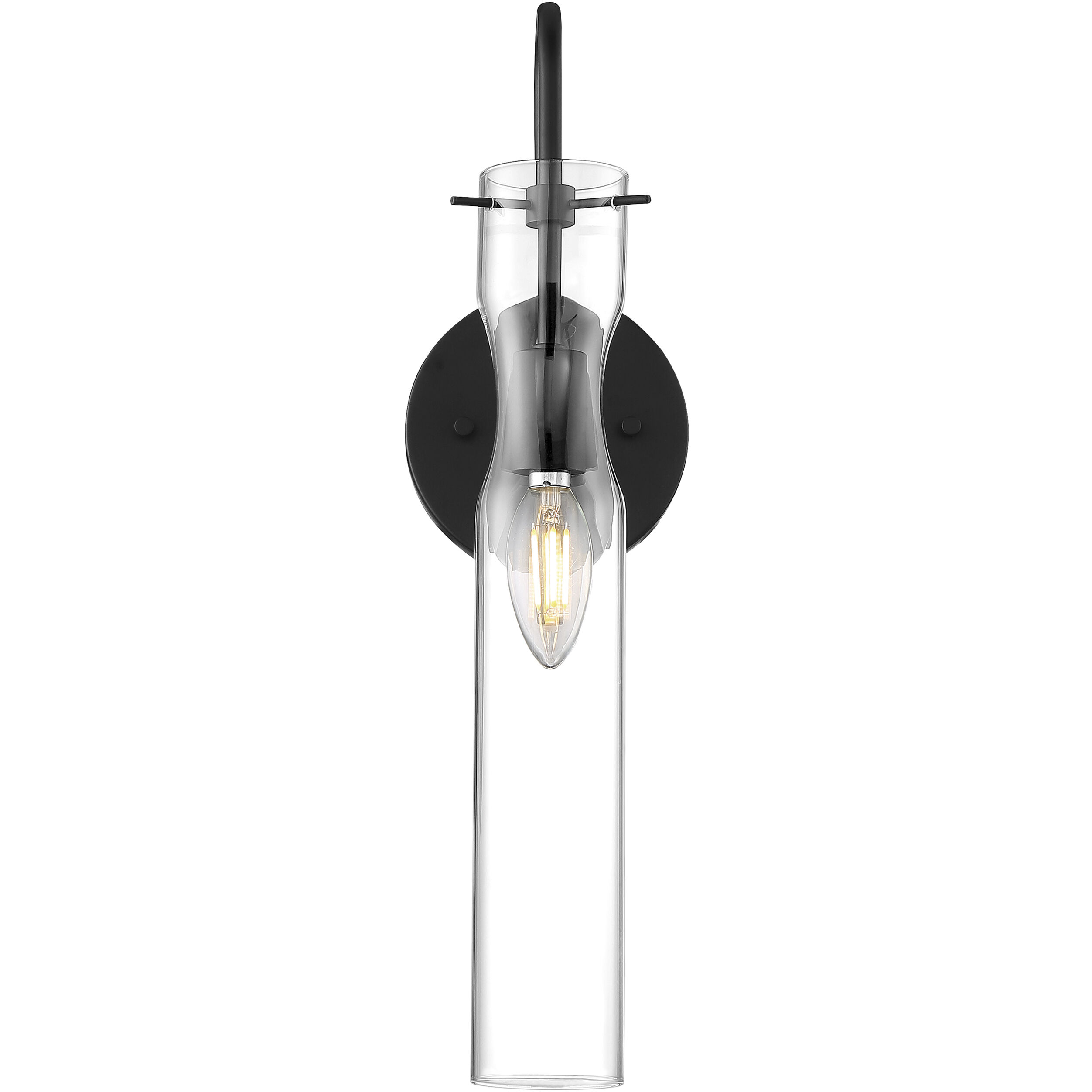 Spyglass 1 Light 5 inch Black Vanity Light Wall Light