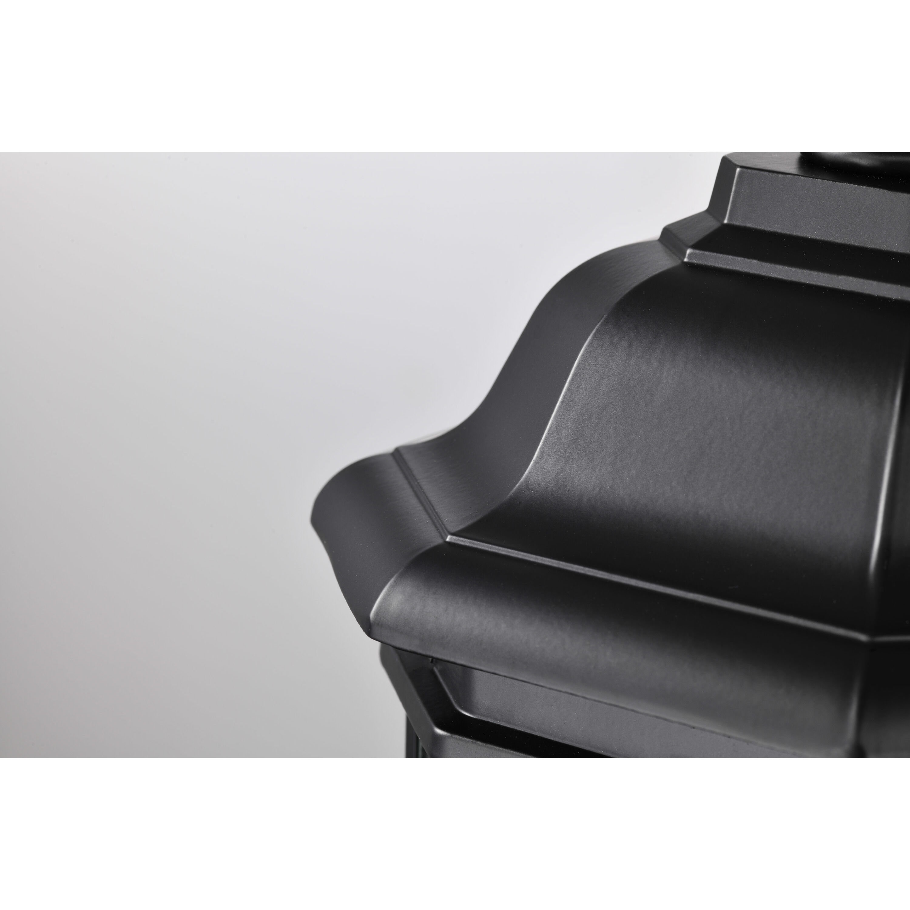 Hopkins 17 inch Matte Black Post Lantern, Small