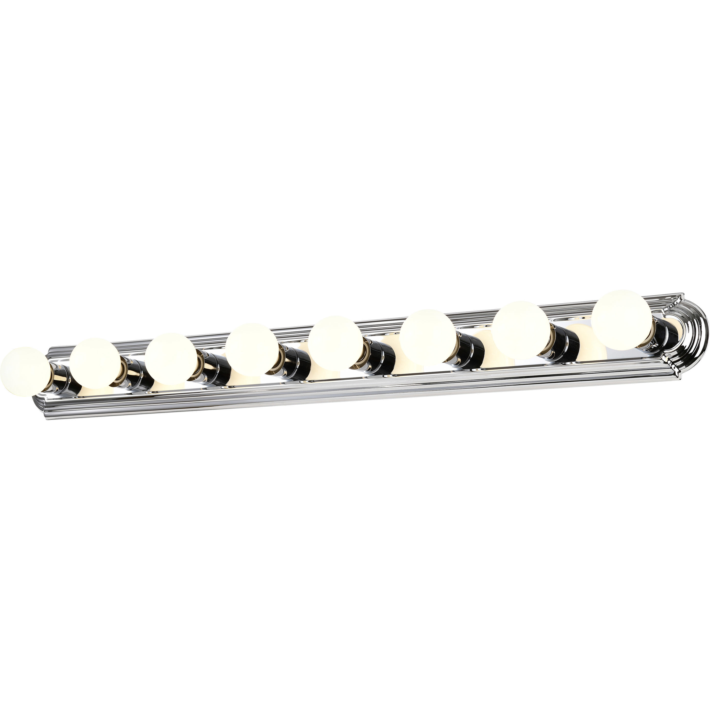Brentwood 8 Light 48 inch Polished Chrome Vanity Light Wall Light