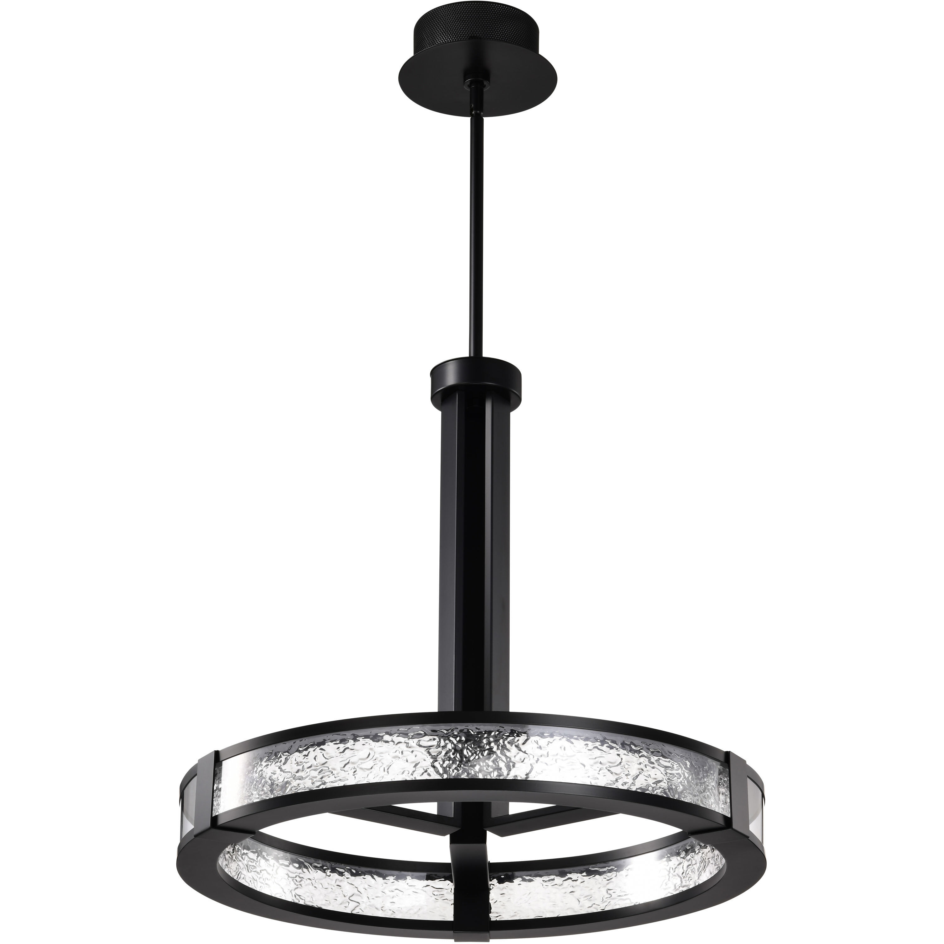 Darrow LED 24 inch Matte Black Pendant Ceiling Light
