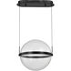 Arvada LED 16.63 inch Matte Black Pendant Ceiling Light